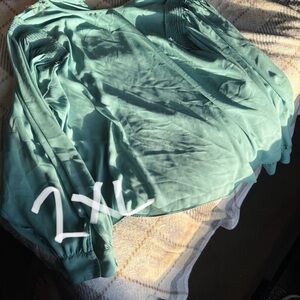 Teal Long Sleeve Blouse